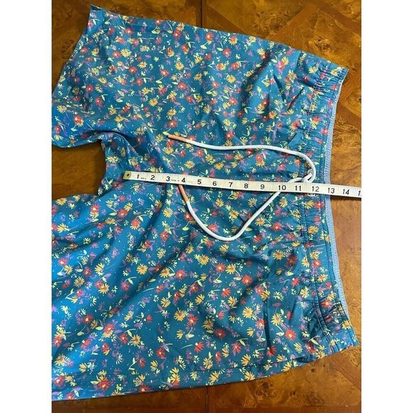 Bonobos Riviera Recycled Swim Trunks Men's Shorts Floral Storm Printed Size XL - Picture 3 of 7
